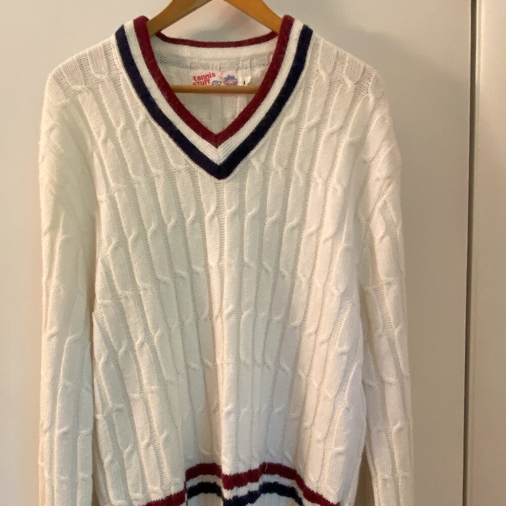 Vintage Tennis Sweater by Robert Bruce